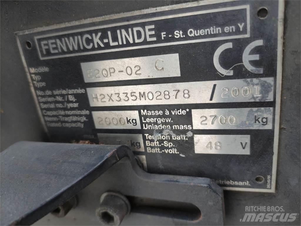 Linde E20P-02-335 Empilhadores eléctricos
