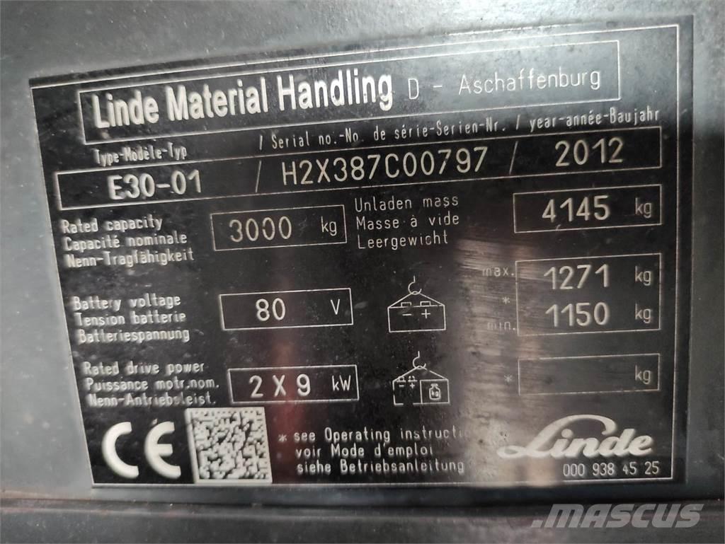 Linde E30-01-387 Empilhadores eléctricos