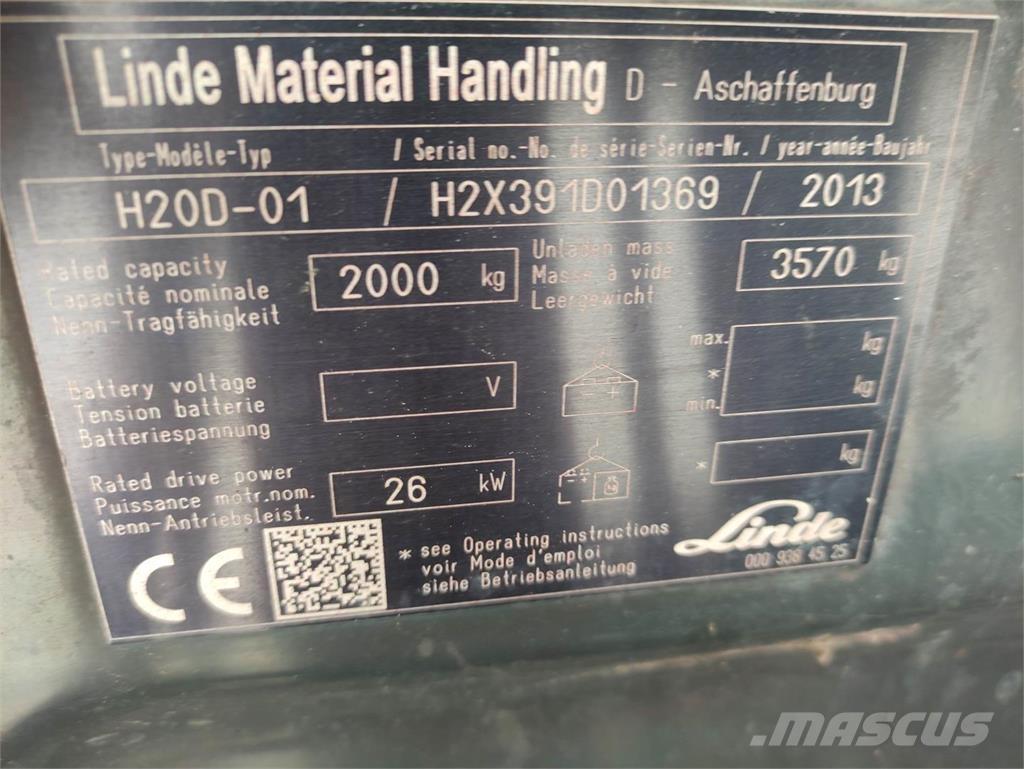 Linde H20D-01-391 Empilhadores Diesel