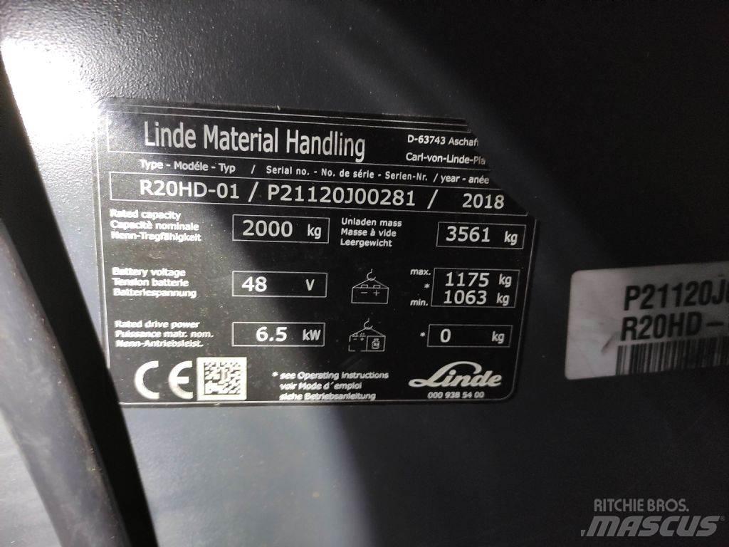 Linde R20HD-01-1120 Empilhadores Elevadores