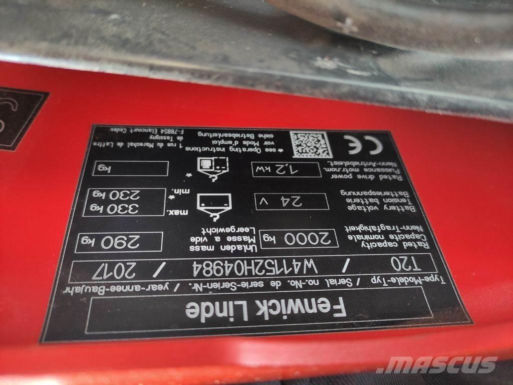 Linde T20 Porta palettes