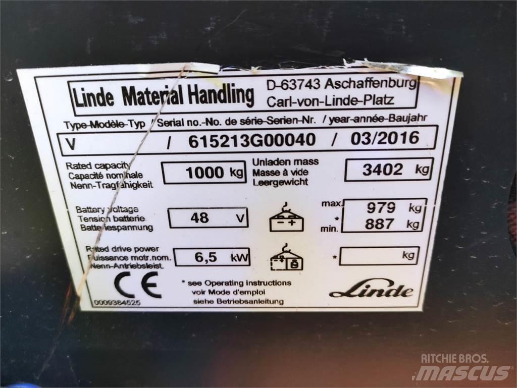Linde V12 Preparadoras de encomendas de alta elevação