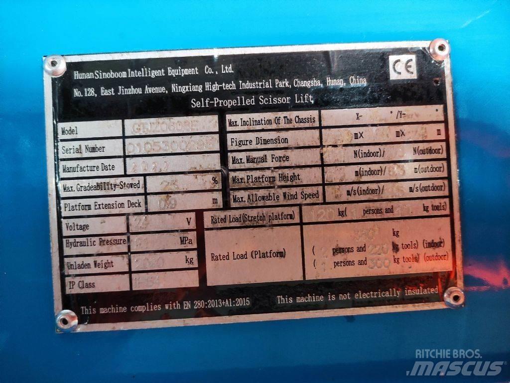 Sinoboom 2132E/GTJZ0608E Elevadores de tesoura