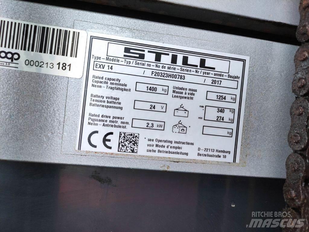 Still EXV 14 *Lack NEU* Empilhador para operador externo