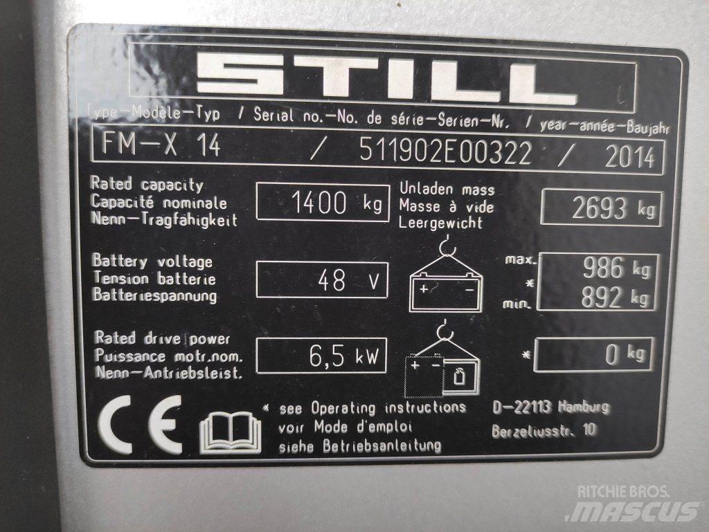 Still FM-X-14 Empilhadores Elevadores