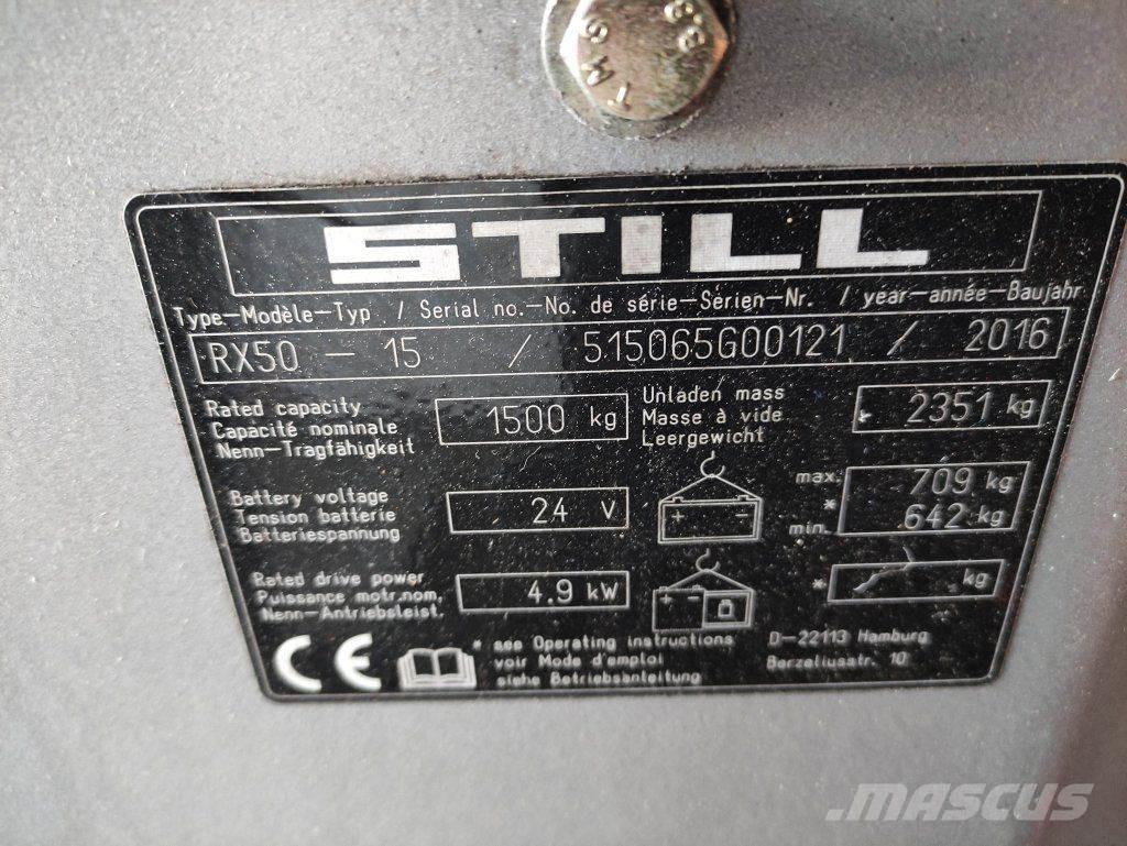 Still RX50-15 Empilhadores eléctricos