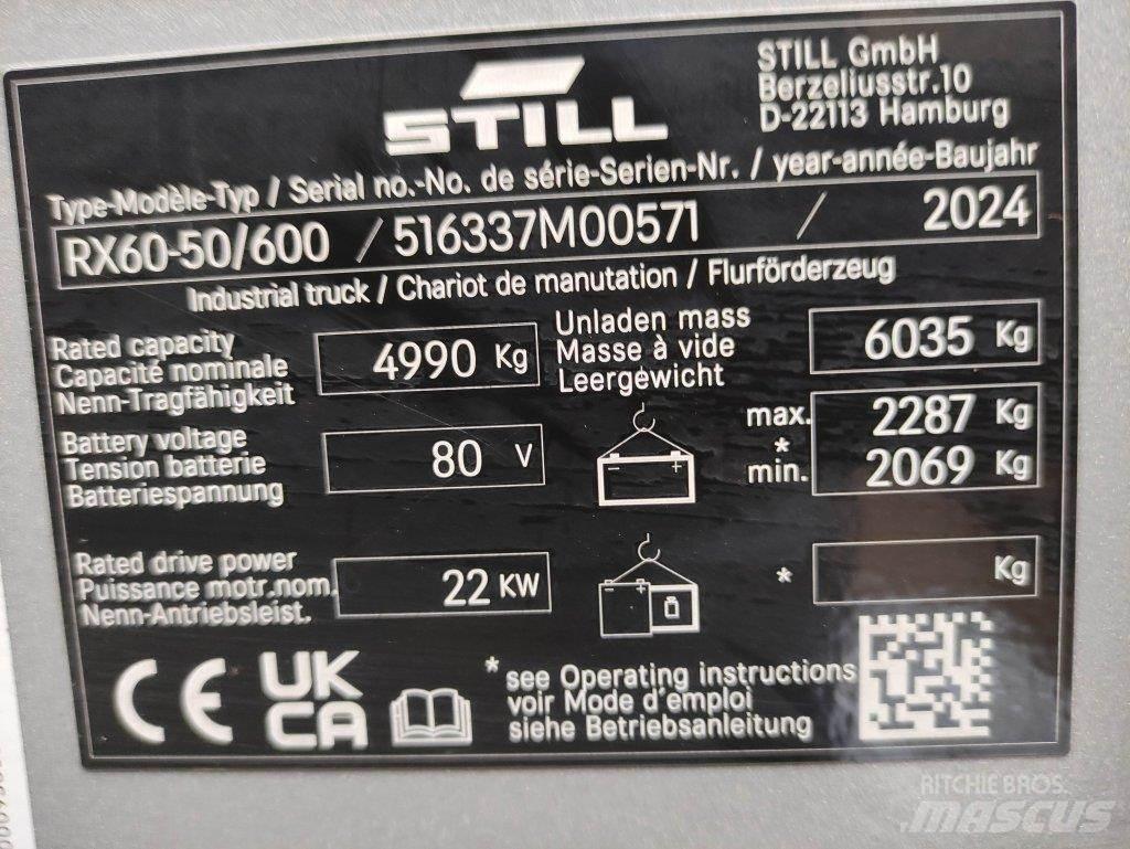 Still RX60-50/600 Empilhadores eléctricos