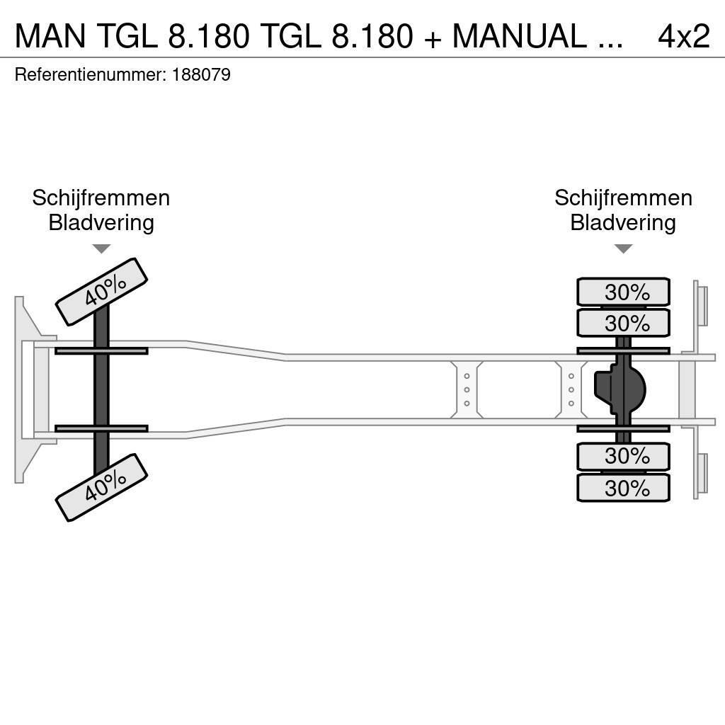 MAN TGL 8.180 TGL 8.180 + MANUAL + Lift Caminhões de caixa fechada