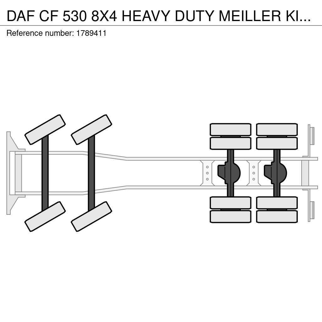 DAF CF 530 8X4 HEAVY DUTY MEILLER KIPPER/TIPPER EX DEM Camiões basculantes