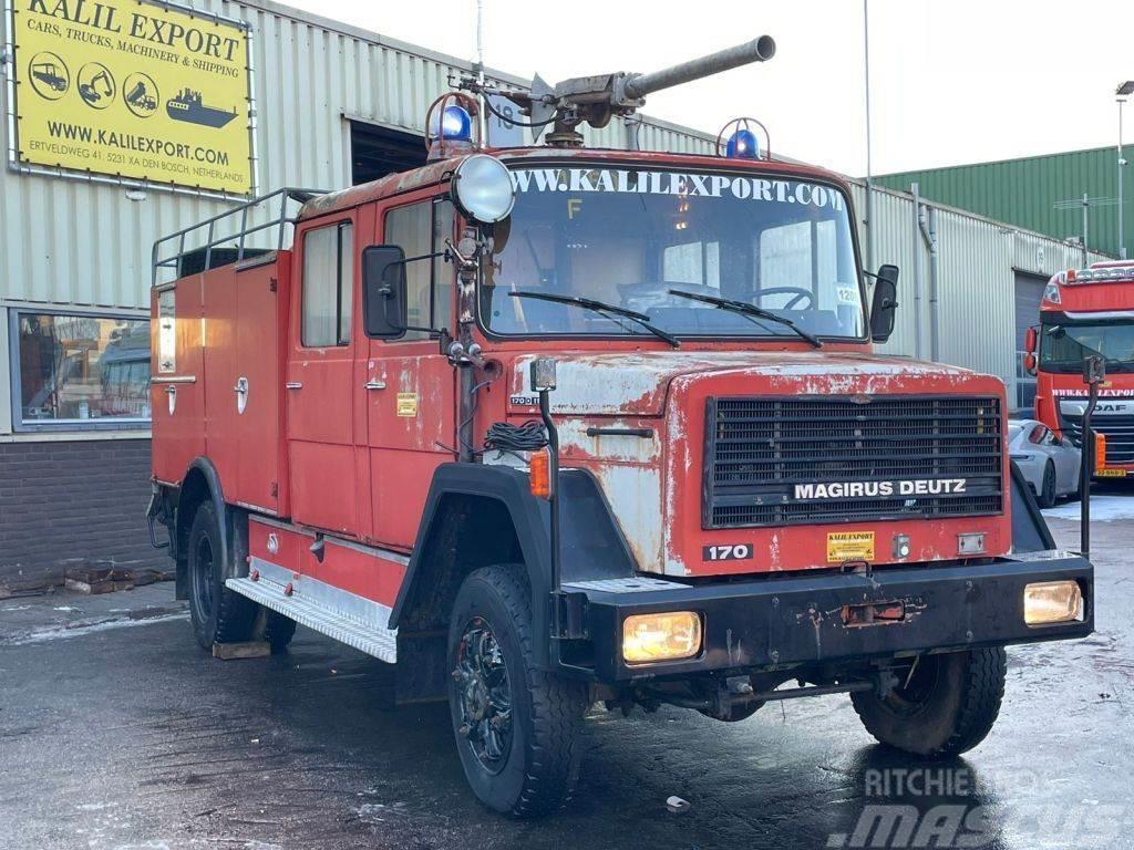 Magirus Deutz 170 Fire Fighting Truck 4x4 Complete truck G Caminhões de bombeiros