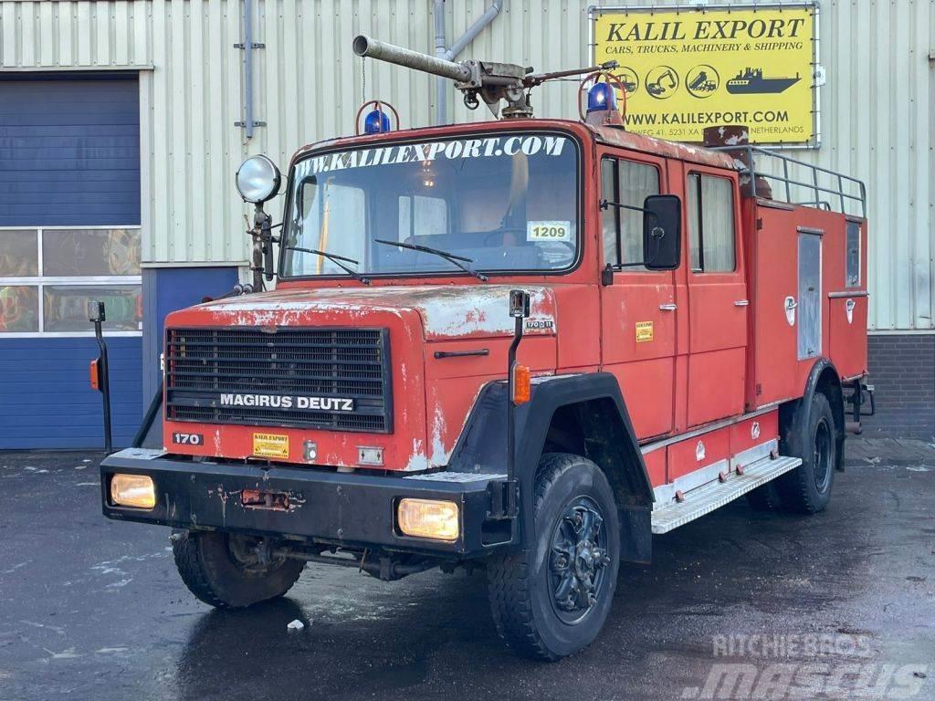 Magirus Deutz 170 Fire Fighting Truck 4x4 Complete truck G Caminhões de bombeiros
