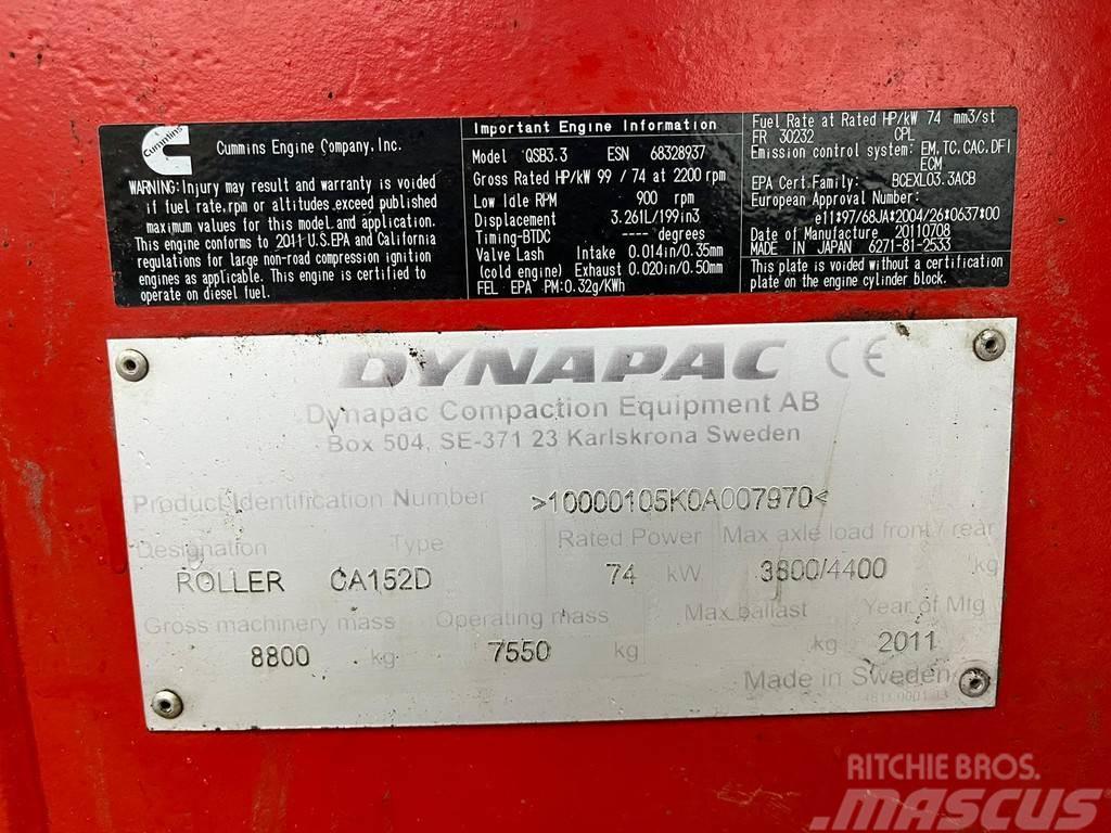 Dynapac CA152D Cilindros Compactadores monocilíndricos