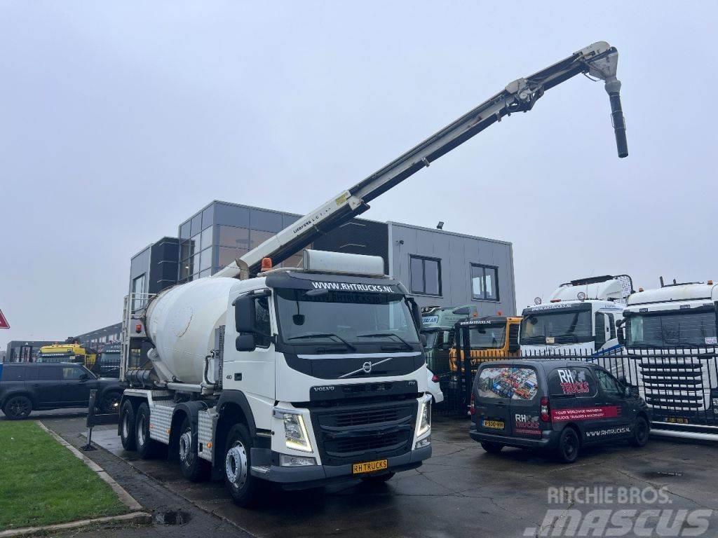 Volvo FM 410 8X4 MIXER 9m3 + LIEBHERR CONVEYOR BELT Caminhões de betonagem