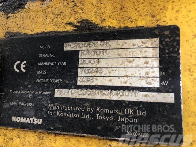 Komatsu PC 750 SE-7K Escavadeiras de esteiras