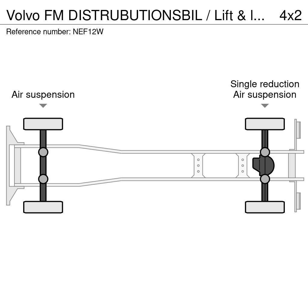 Volvo FM DISTRUBUTIONSBIL / Lift & lucka. Caminhões de caixa fechada
