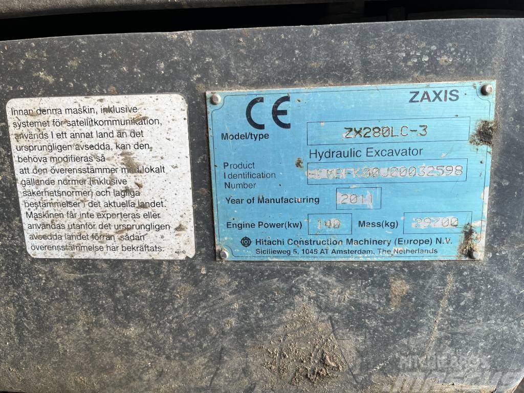 Hitachi ZX 280 LC-3/ Härnösand Escavadeiras de esteiras
