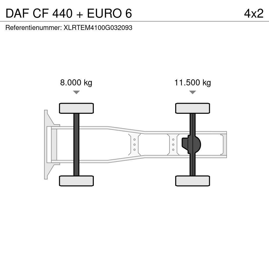 DAF CF 440 + EURO 6 Cavalos Mecânicos