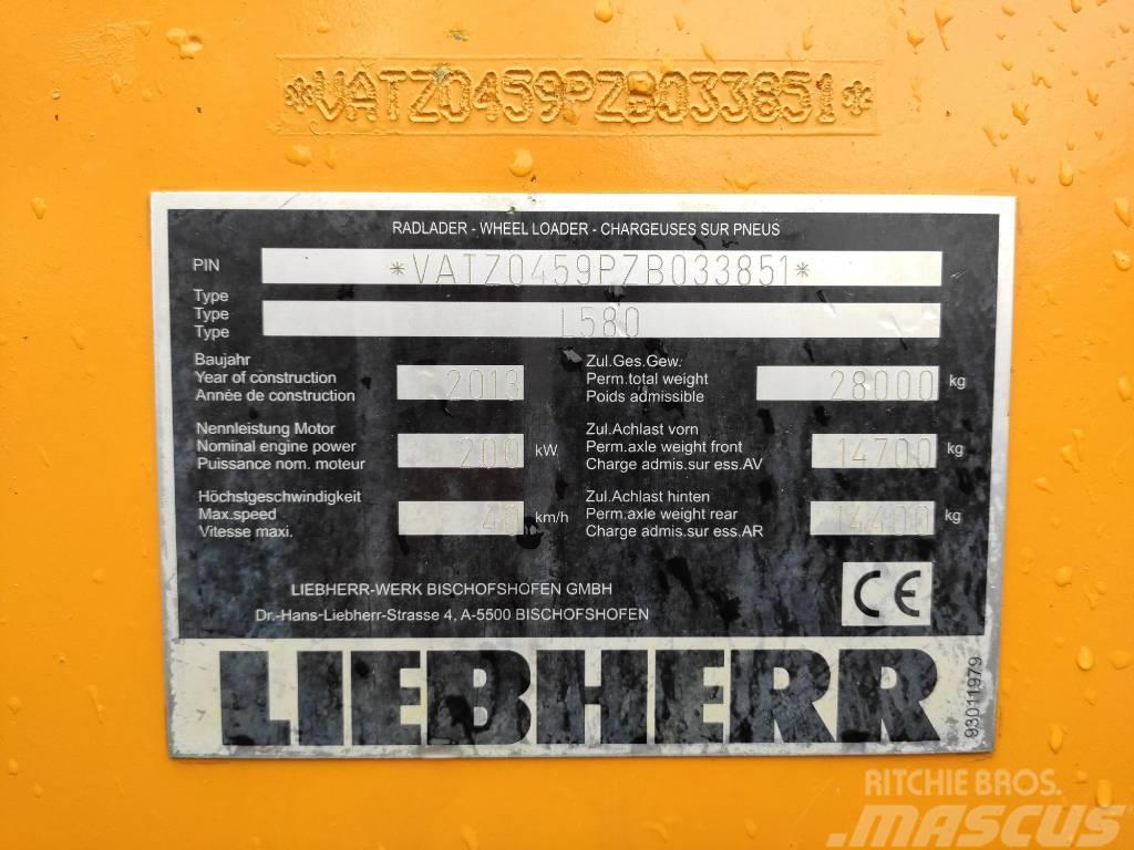 Liebherr L580 2plus2 Bj 2013' Carregadeiras de rodas