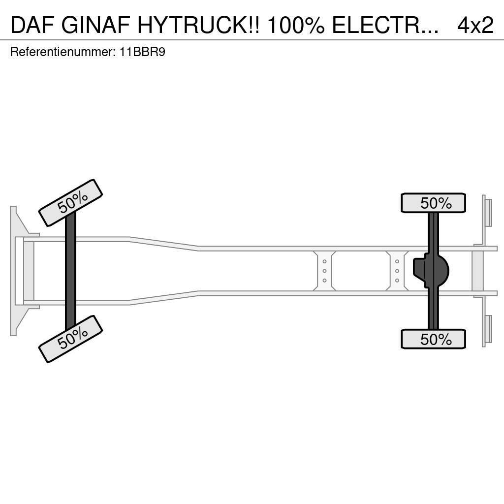 DAF GINAF HYTRUCK!! 100% ELECTRIC!! ZERO EMISSION!!!68 Caminhões de caixa fechada
