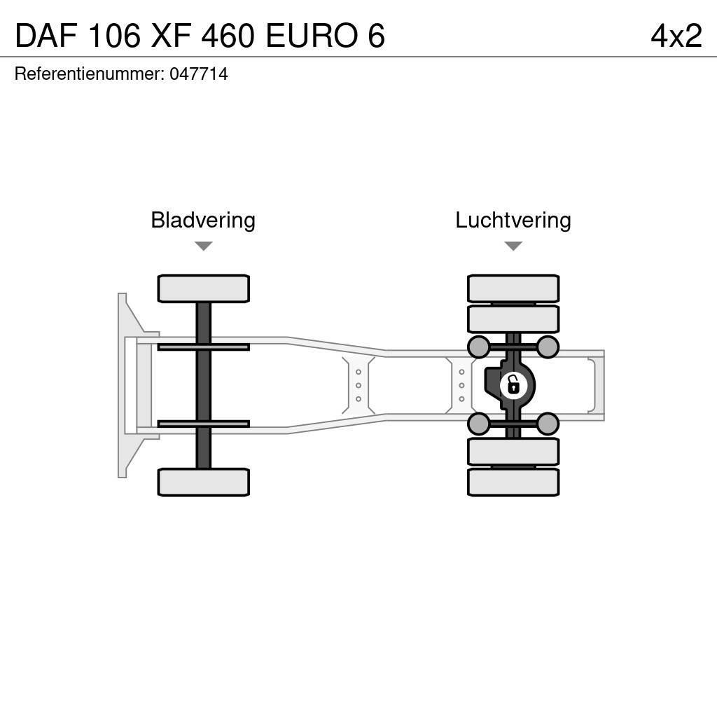DAF 106 XF 460 EURO 6 Cavalos Mecânicos