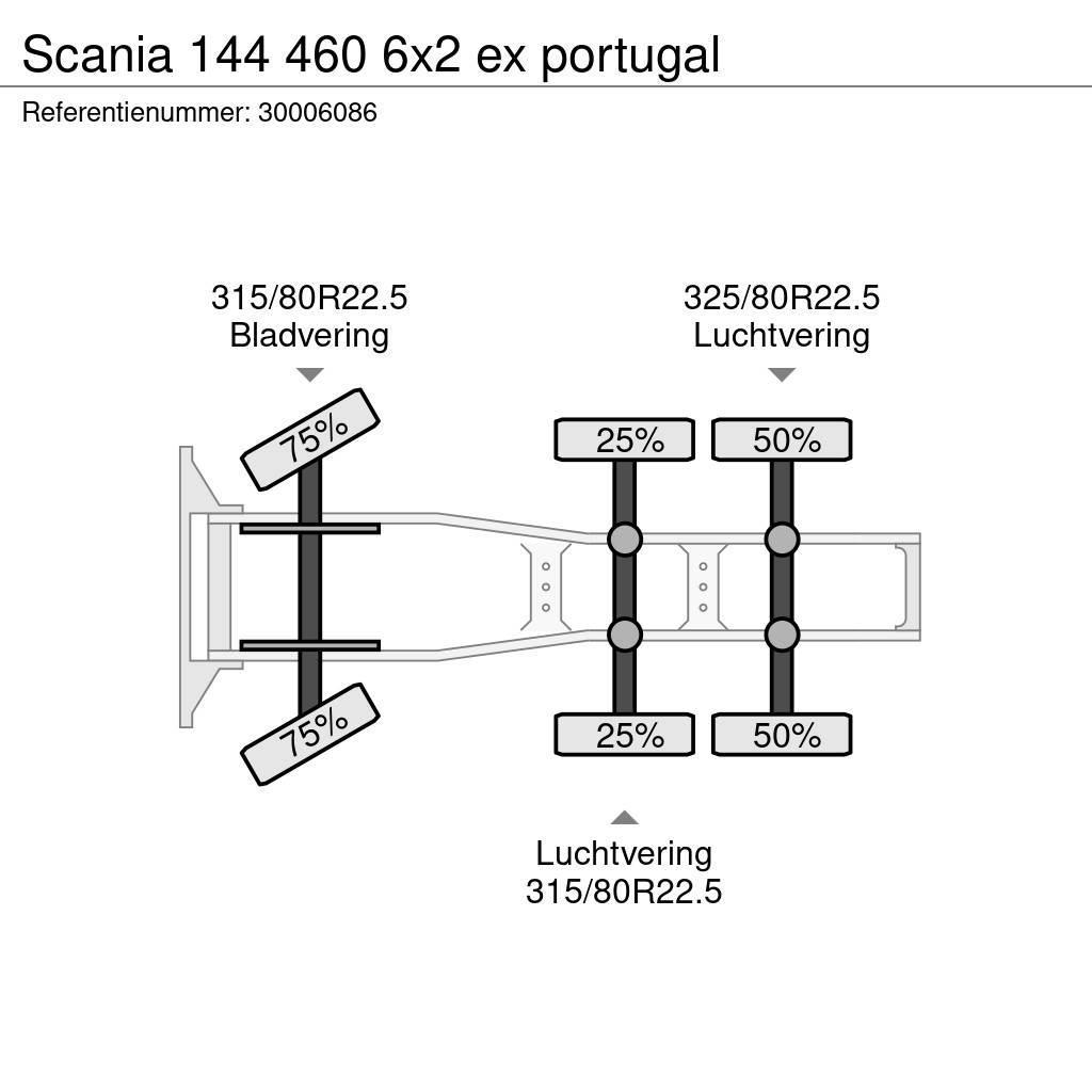 Scania 144 460 6x2 ex portugal Cavalos Mecânicos