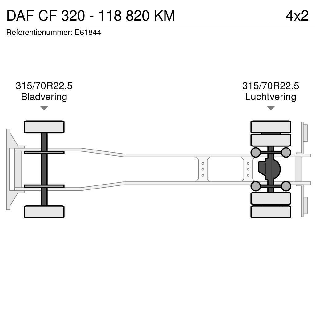 DAF CF 320 - 118 820 KM Caminhões de caixa fechada