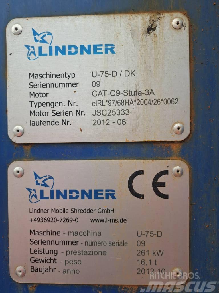 Lindner U75D Trituradoras de lixo