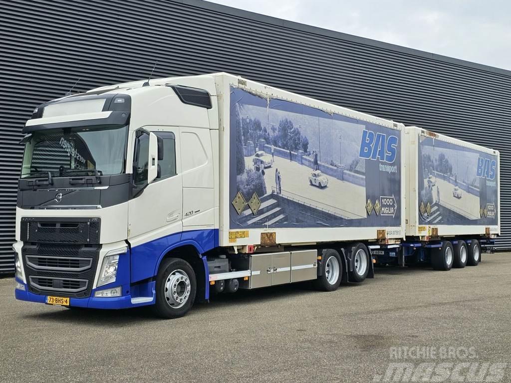 Volvo FH 420 6x2 / COMBI / BDF / BOX / GROENEWEGEN TRAIL Caminhões de caixa fechada