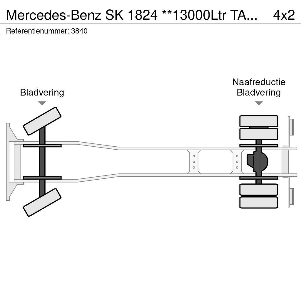 Mercedes-Benz SK 1824 **13000Ltr TANK-FULL STEEL**TOPSHAPE** Camiões-cisterna