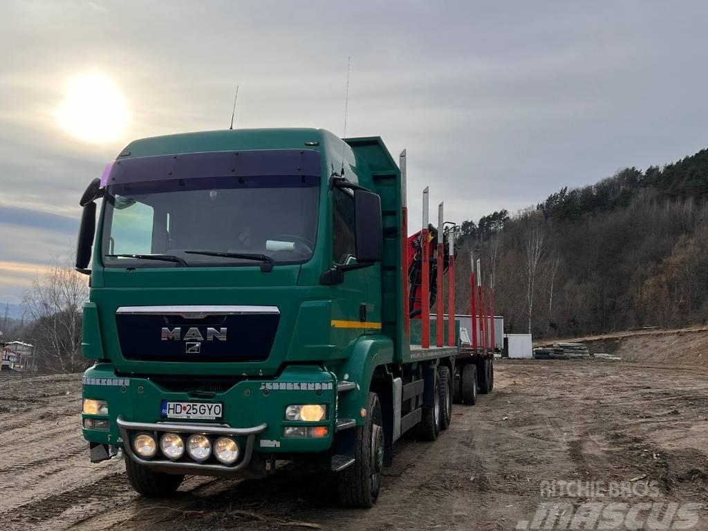 MAN TGS 33.480 Caminhões de transporte de troncos