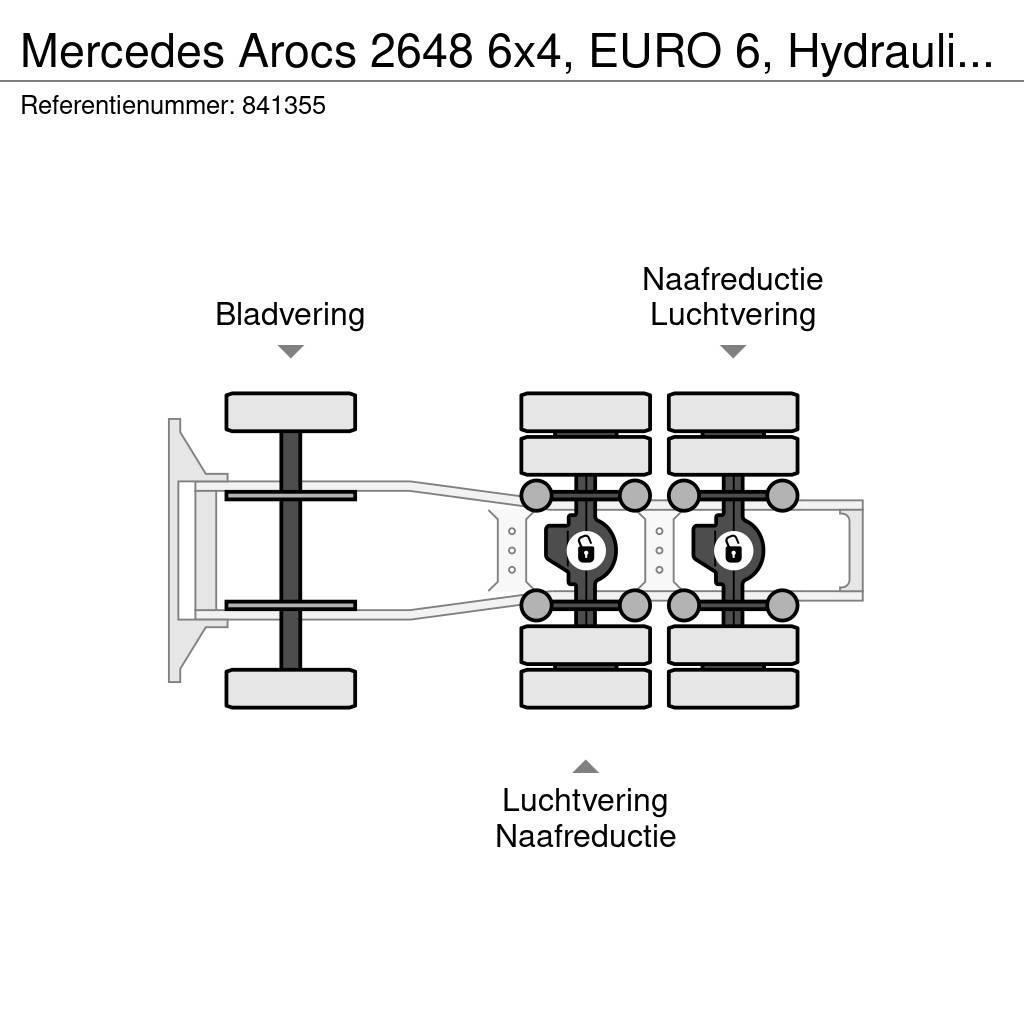 Mercedes-Benz Arocs 2648 6x4, EURO 6, Hydraulic, Retarder Cavalos Mecânicos