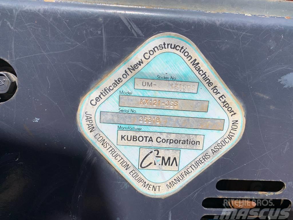 Kubota KX 121-3 SS Miniescavadeiras