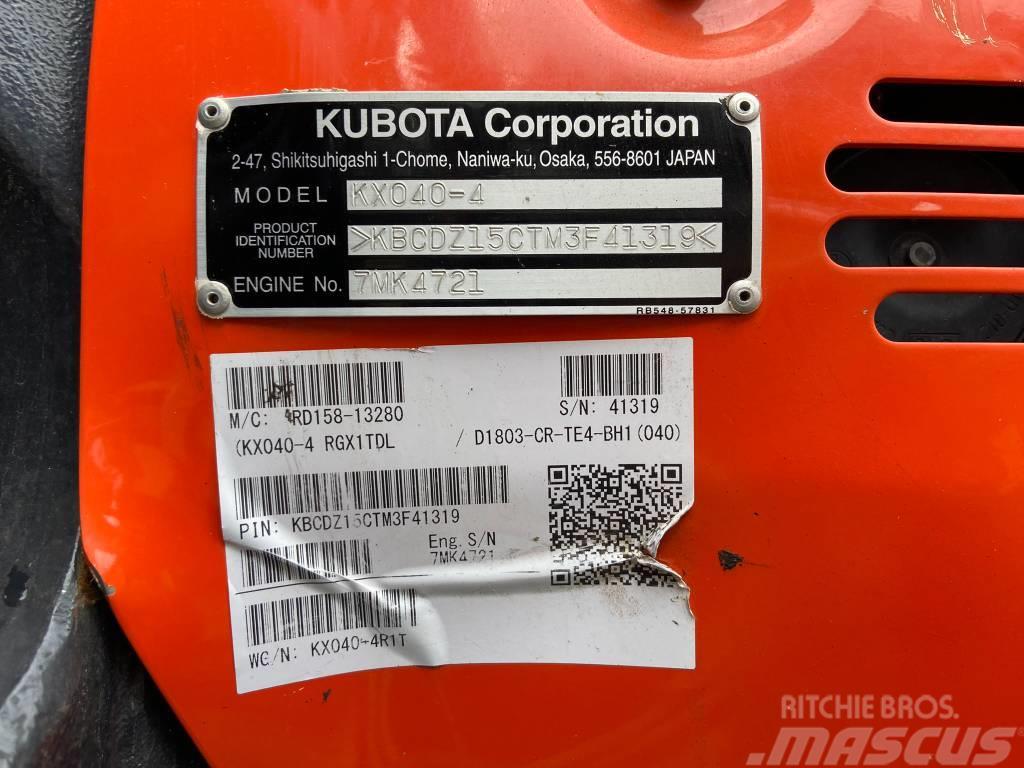 Kubota KX040-4 Miniescavadeiras