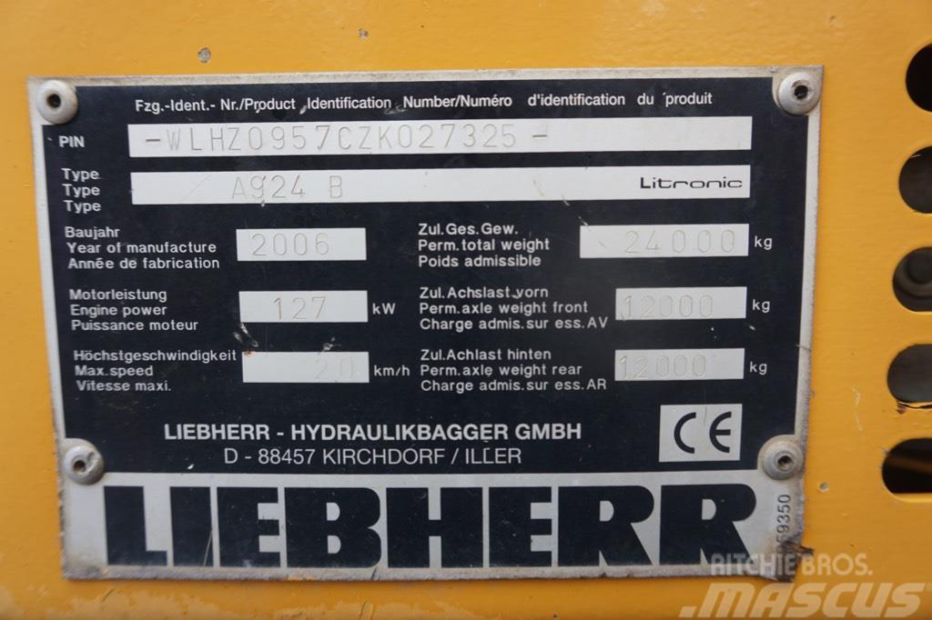 Liebherr A 924 B Litronic Manipuladores de lixo / indústia
