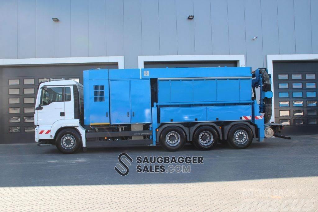 MAN TGS 35.480 RSP 2016 Saugbagger Camiões Aspiradores Combi