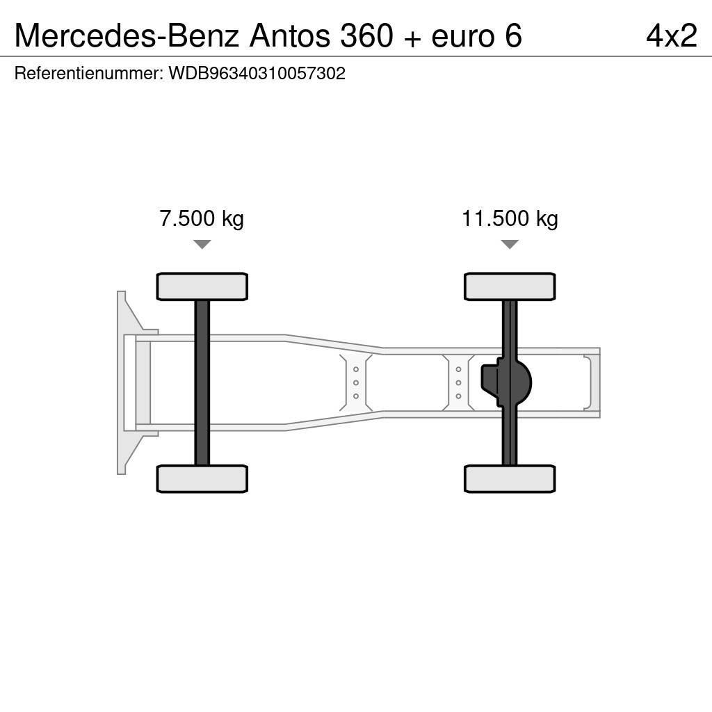 Mercedes-Benz Antos 360 + euro 6 Cavalos Mecânicos