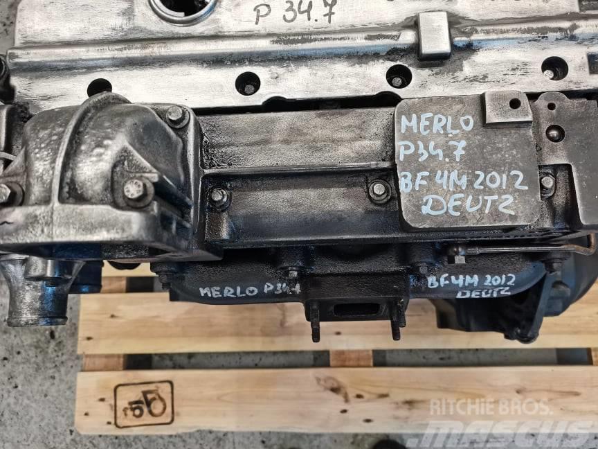 Merlo P 34.7 {Deutz BF4M 2012}  intake manifold Motores
