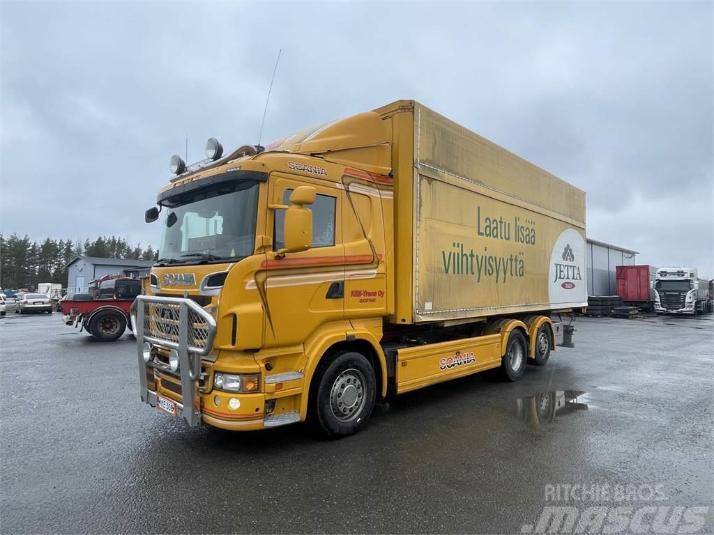 Scania R-500 6x2-4500, 7,7m tasonostolaite + Lokinsiipi Camiões porta-contentores