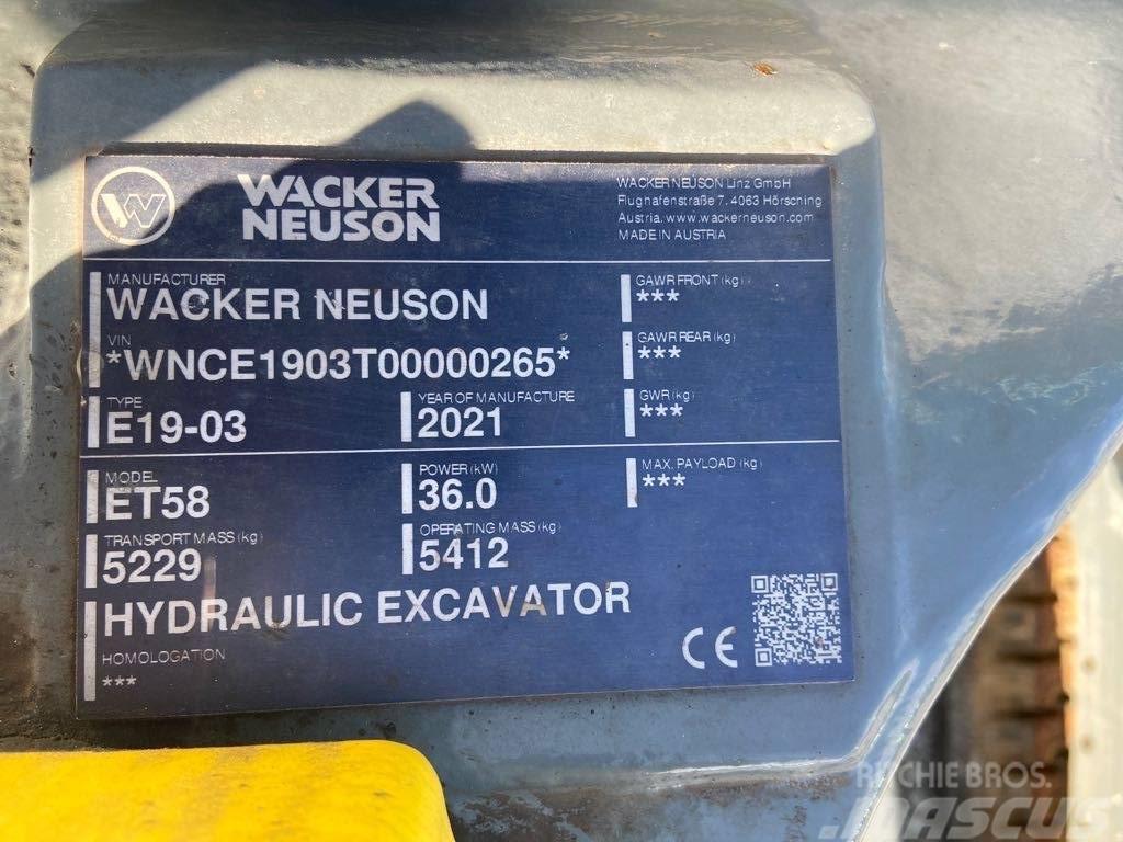 Wacker Neuson ET58 Escavadeiras de esteiras