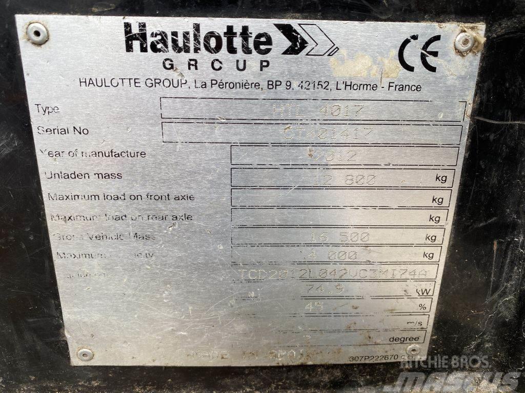 Haulotte HTL 4017 - 4X4X4 - 5.617 HOURS - 17 METER - 4.000 Manipulador telescópico