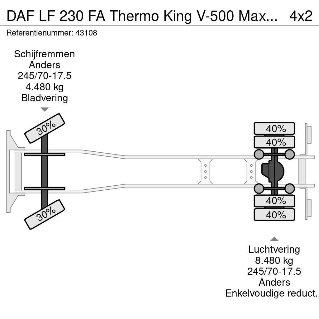 DAF LF 230 FA Thermo King V-500 Max Tiefkühler Caminhões de caixa fechada