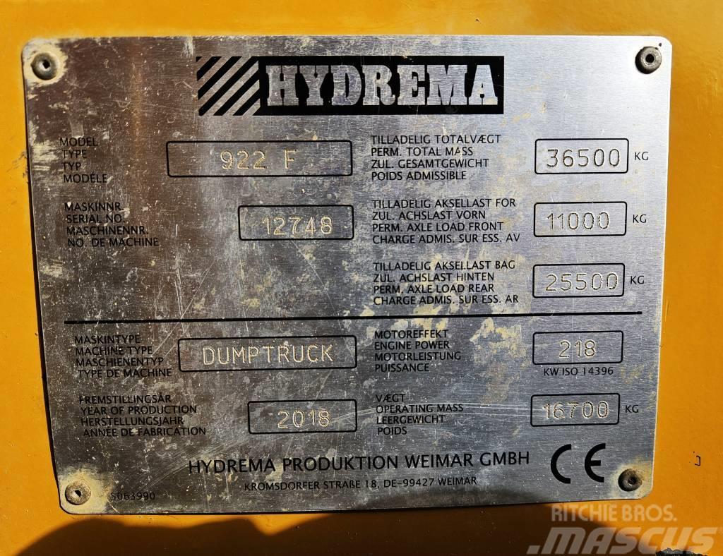 Hydrema 922 F Dumpers de obras