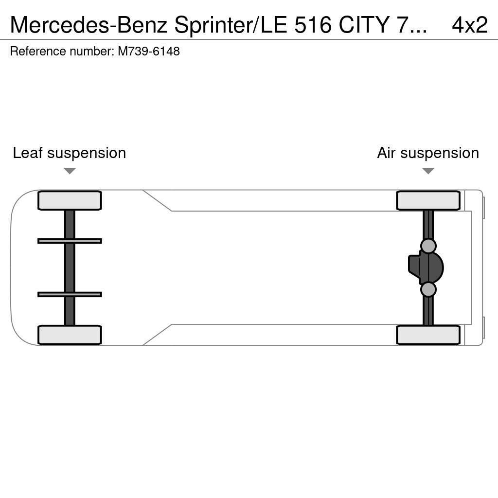 Mercedes-Benz Sprinter/LE 516 CITY 7 PCS AVAILABLE / PASSANGERS Autocarros urbanos