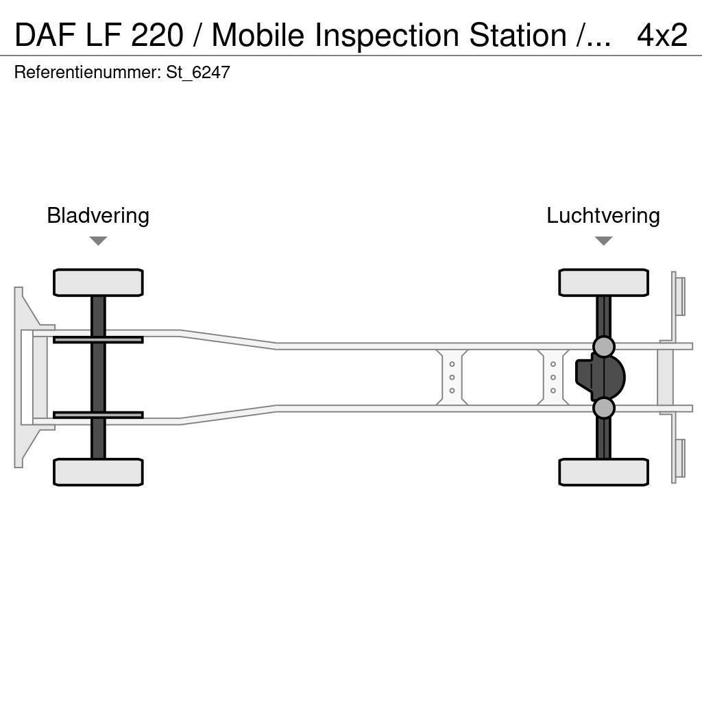 DAF LF 220 / Mobile Inspection Station / APK / TUV / M Caminhões de caixa fechada
