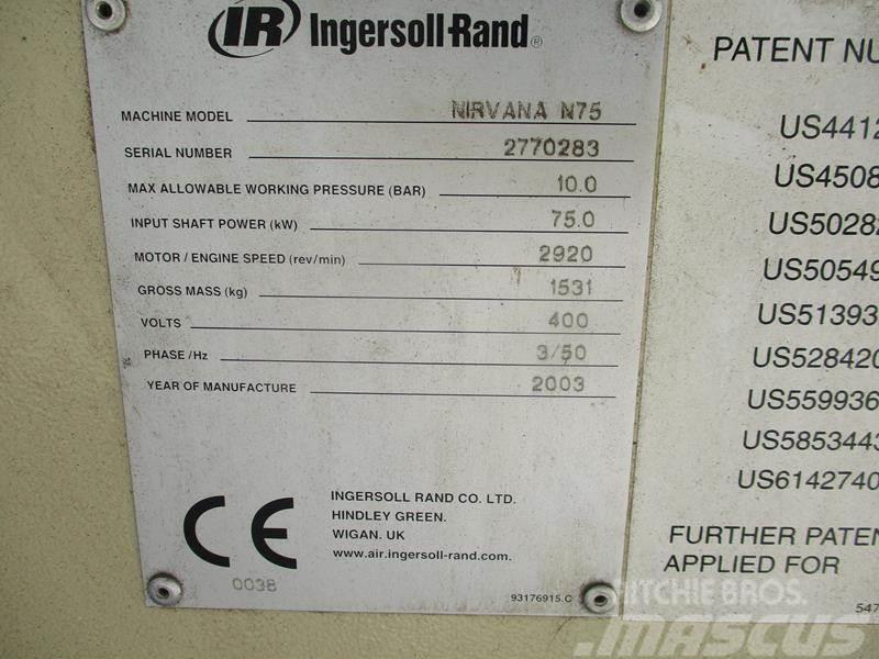 Ingersoll Rand N 75 Compressores