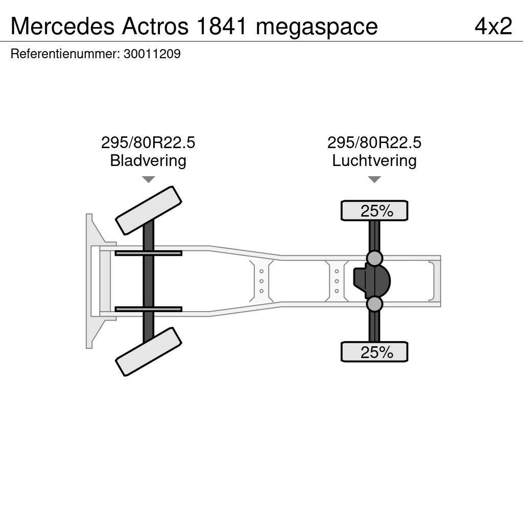 Mercedes-Benz Actros 1841 megaspace Cavalos Mecânicos