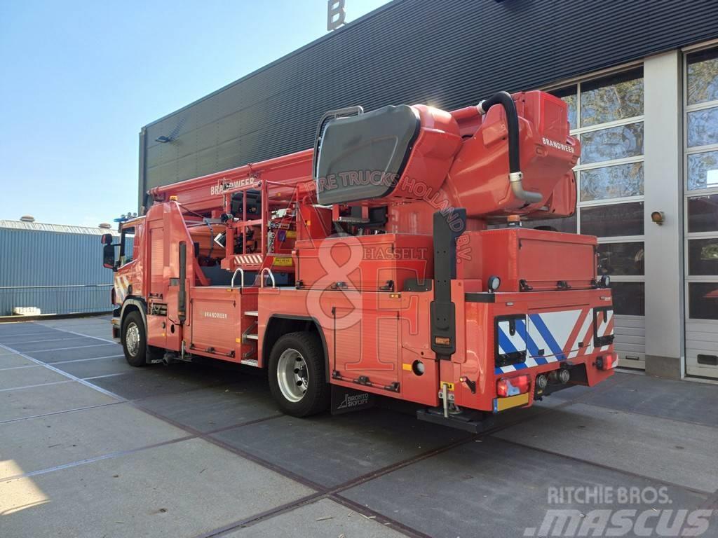 Scania P 360 Brandweer, Firetruck, Feuerwehr - Hoogwerker Caminhões de bombeiros