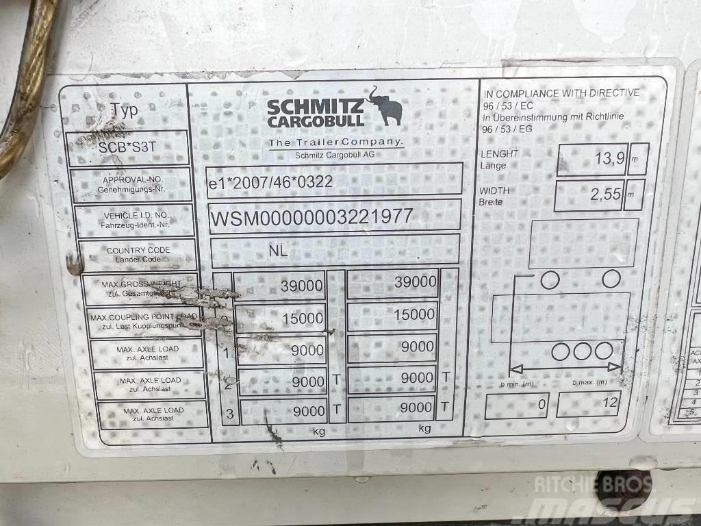 Schmitz Cargobull SCB* - Coil Trailer / 3 Axles Semi Reboques Cortinas Laterais