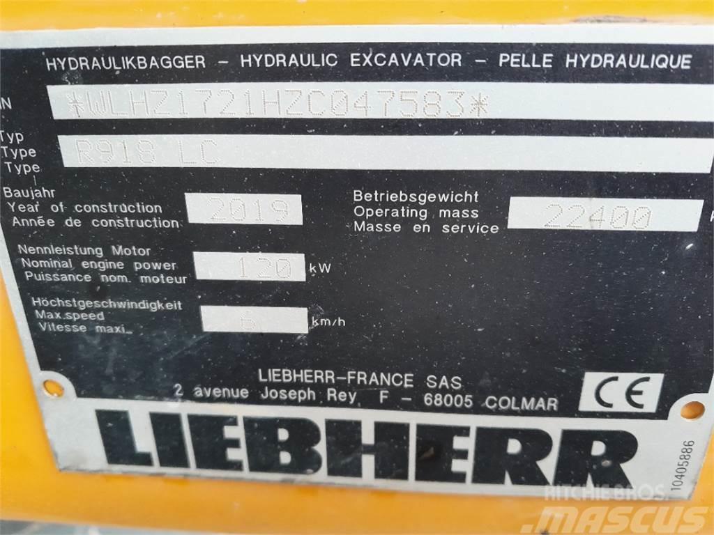 Liebherr R918 LC G6.0 Escavadeiras de esteiras