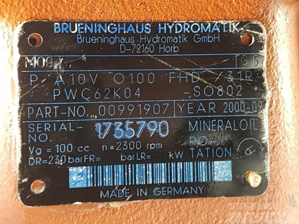 Brueninghaus Hydromatik P A10VO100FHD/31R-R910991907-Load sensing pump Hidráulica